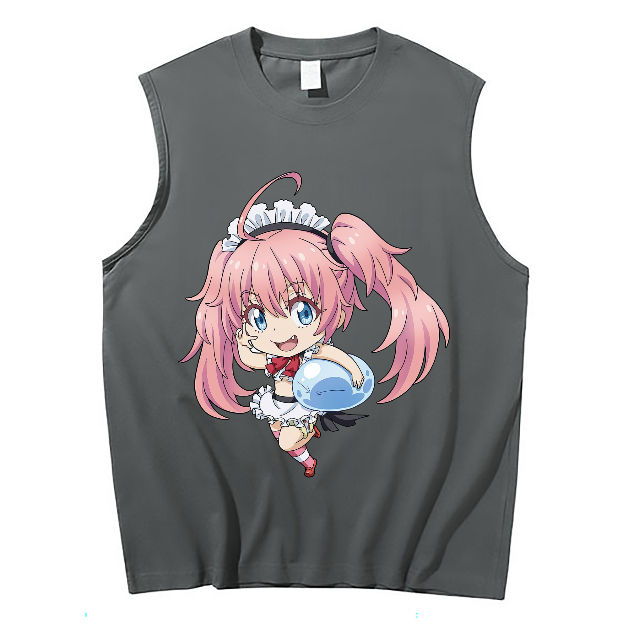 （画像用） 転スラ Regarding Reincarnated to Slime コットン100％タンクトップ（フロントプリント）